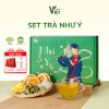 Set quà Tết Như Ý - Trà Chanh Dây Cam Quất + Trà Dưỡng Nhan 7 vị 40 gói detox, thanh nhiệt - Tiệm Trà Việt 185k