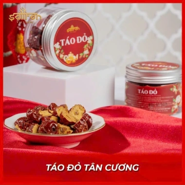 Set quà Tết Nhụy Hoa Nghệ Tây Saffron 0.5g, Đông trùng, Trà táo đỏ - Giá chỉ 250k
