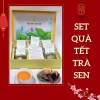 Set Quà Tết SACHSTEA - Trà Sen Tây Hồ Hữu Cơ USDA Cao Cấp, Hộp Sang Trọng, Giá ưu đãi 485k