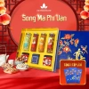 Set quà Tết Song Mã Phi Vân - Hộp trà hoa và thảo mộc sang trọng, tốt sức khỏe, giá ưu đãi 350,000 VND