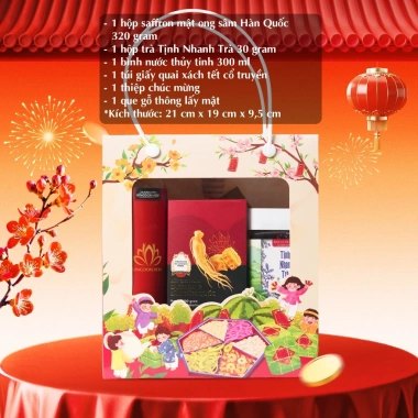Set quà Tết sức khỏe chính hãng Thượng hạng Kingdom Herb - Giảm còn 349.000₫ 5 Set quà Tết sức khỏe chính hãng Thượng hạng Kingdom Herb - Giảm còn 349.000₫ 5