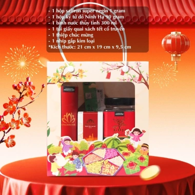 Set quà Tết sức khỏe chính hãng Thượng hạng Kingdom Herb - Giảm còn 349.000₫