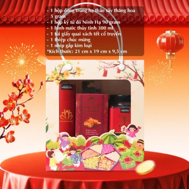 Set quà Tết sức khỏe chính hãng Thượng hạng Kingdom Herb - Giảm còn 349.000₫