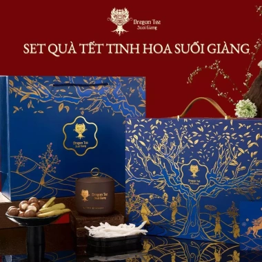 Set Quà Tết Tinh Hoa Suối Giàng Song Trà 300 Năm Tuổi – Quà Biếu Đối Tác 1.990.000₫