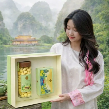 Set quà Tết Trà Hoa Vàng & Núi Vàng - Hộp sang trọng trà sấy lạnh 1.270.000 đồng 4 Set quà Tết Trà Hoa Vàng & Núi Vàng - Hộp sang trọng trà sấy lạnh 1.270.000 đồng 4