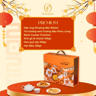 Set Quà Tết Vũ Mộng Cầm Xuân Mật ong Phương Bắc Giảm giá 22% chỉ 480.000₫