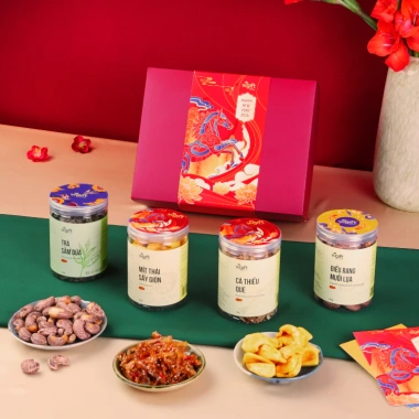 Set Quà Tết Xuân Phú Quý Tài Lộc Đong Đầy - 20% chỉ 312.000₫, quà sang trọng 9 Set Quà Tết Xuân Phú Quý Tài Lộc Đong Đầy - 20% chỉ 312.000₫, quà sang trọng 9