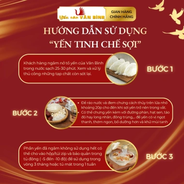 Set Quà Tết Yến Tinh Chế 50g Hộp Gỗ Ngựa kèm Táo Đỏ, Kỷ Tử, Khăn Lụa - 3,2 triệu Vân Bình 6