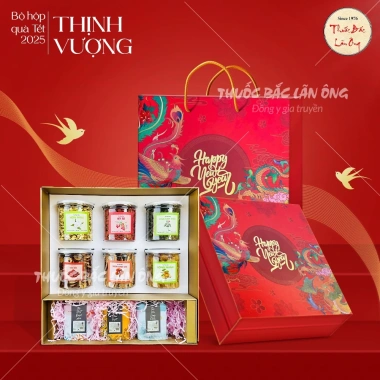 Set quà Thiên Mã Thịnh Vượng 5 trà hoa & thảo mộc tốt cho sức khỏe giá 330.000₫ 9