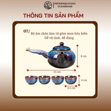 Set Quà Trà Hành Trình Vinh Quang - Bộ Ấm Cao Cấp, Hộp Gỗ Sang Trọng, Quà Biếu Sếp Đối Tác - Giảm giá siêu đặc biệt 870k