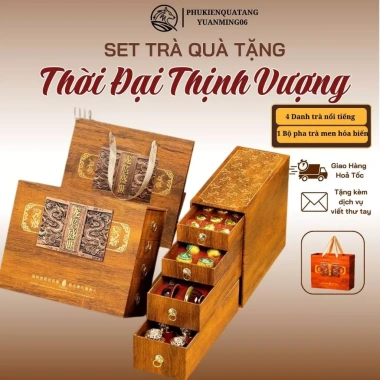 Set Quà Trà Hành Trình Vinh Quang - Bộ Ấm Cao Cấp, Hộp Gỗ Sang Trọng, Quà Biếu Sếp Đối Tác - Giảm giá siêu đặc biệt 870k 10 Set Quà Trà Hành Trình Vinh Quang - Bộ Ấm Cao Cấp, Hộp Gỗ Sang Trọng, Quà Biếu Sếp Đối Tác - Giảm giá siêu đặc biệt 870k 10