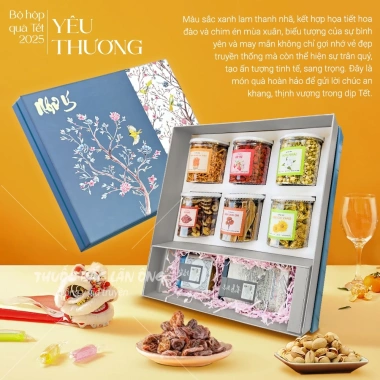 Set quà Xuân Ngọ Cát Tường hộp 8 loại trà hoa & thảo mộc, quà tặng người thân 4