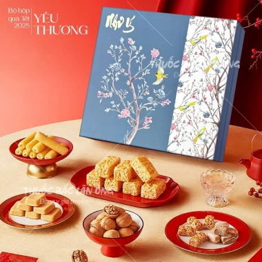 Set quà Xuân Ngọ Cát Tường hộp 8 loại trà hoa & thảo mộc, quà tặng người thân 7