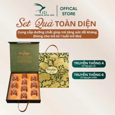 Set Quà Yến 10 Hũ 50g Cici Thượng Đỉnh Hộp Quà Tổ Yến Chưng Sẵn Sang Trọng 861.000₫ 5