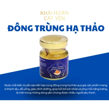 Set Quà Yến Chưng Sẵn 16 Hũ 70ml + Đông Trùng Hạ Thảo Cao Cấp – Quà Sức Khỏe 1,39 Triệu 7