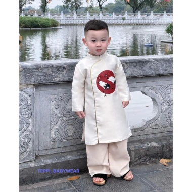 Sét Quần Áo Dài Cao Cấp DungKids 2.026 cho Bé Trai - Giá Ưu Đãi 159k