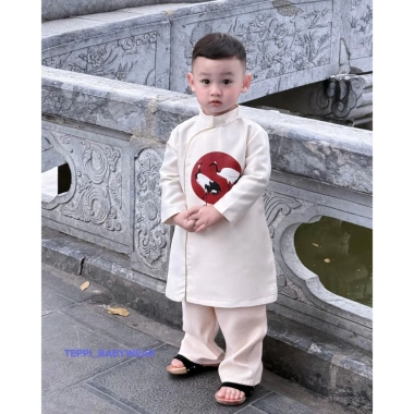Sét Quần Áo Dài Cao Cấp DungKids 2.026 cho Bé Trai - Giá Ưu Đãi 159k