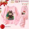Set Quần Áo Nỉ Giáng Sinh Bé Trai & Gái - Labubu Noel, vải da cá giữ ấm, 296.000₫ 7