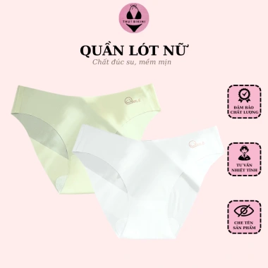 Sét Quần Lót Nữ Thủy Bikini Q2.395 - Su tàng hình, đúc su xuyên thấu, mềm mịn không lộ viền - 139.000₫
