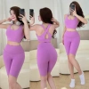 Sét Quần Ngố Áo Bra 2 Dây - Top Gym Yoga Chạy Bộ, Giá Giảm 160.983 VND 3