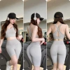 Sét Quần Ngố Áo Bra 2 Dây - Top Gym Yoga Chạy Bộ, Giá Giảm 160.983 VND 6