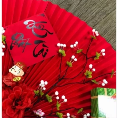 Sét quạt to 60cm - 1m trang trí Tết, giảm giá 22% chỉ 145.000₫ 4