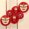 Set quạt trang trí Tết Đầu Lân Q22 – Thiết kế sinh động, giá chỉ 55.000₫