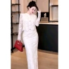 Set ren croptop và chân váy bút chì sang chảnh A22 - Giá 319.000đ, giảm 20%