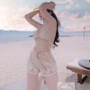 Set ren dệt kim bikini đi biển dáng mới, nhiều màu sexy gợi cảm - 69.000₫ 5