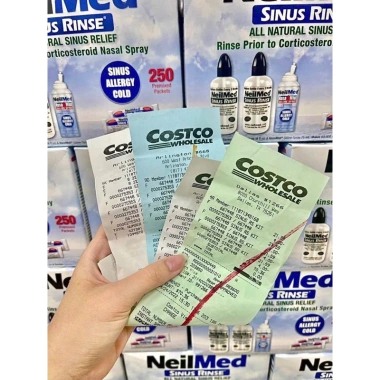 Set Rửa Mũi Neilmed Sinus Rinse 2 chai nhựa + 1 chai nước muối xịt + túi 250 gói muối - Thông mũi, Giá 1.239.000 VND 8