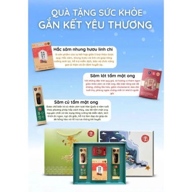 Set Sâm Quà Tết: Quà Sức Khỏe Trọn Gói, Giảm Giá Đặc Biệt 575k 4