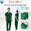 Set Scrubs Xanh Lá cổ tim chuyên dụng - đồng phục bệnh viện, quầy thuốc, spa, thẩm mỹ giảm giá 139k (giá gốc 180.700)