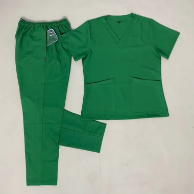 Set Scrubs Xanh Lá cổ tim chuyên dụng - đồng phục bệnh viện, quầy thuốc, spa, thẩm mỹ giảm giá 139k (giá gốc 180.700) 6 Set Scrubs Xanh Lá cổ tim chuyên dụng - đồng phục bệnh viện, quầy thuốc, spa, thẩm mỹ giảm giá 139k (giá gốc 180.700) 6