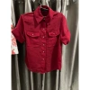 Set sơ mi đỏ hoa Elise size S - Giá ưu đãi 650.000₫, chất liệu thoáng mát, phong cách trẻ trung 5
