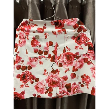 Set sơ mi đỏ hoa Elise size S - Giá ưu đãi 650.000₫, chất liệu thoáng mát, phong cách trẻ trung