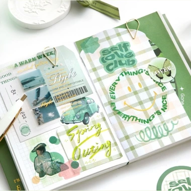 Set sổ tay bullet journal vintage 116 món - Bộ quà tặng scrapbook, giá ưu đãi 140.000₫ 8