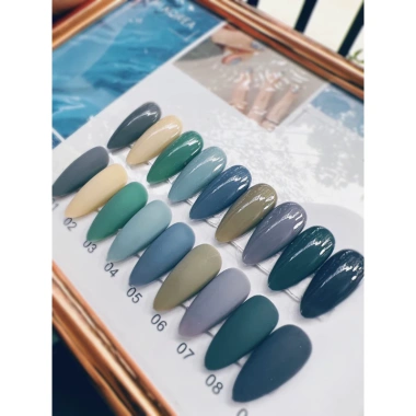 Set sơn 9 màu HANGKIU Lichikorea cao cấp kèm bảng màu - Giảm giá 420.000đ