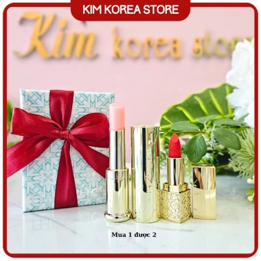 Set son dưỡng Whoo hồng môi + son màu mini sang chảnh - Mềm môi, màu đẹp, quà cao cấp - 250.000đ
