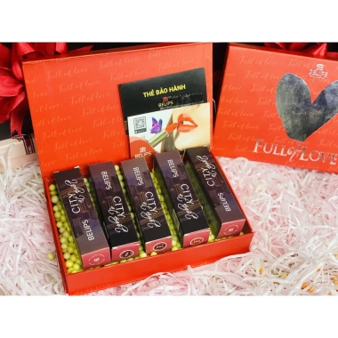 Set Son Môi Belips Quà Tặng Bạn Gái Valentine Phiên Bản Giới Hạn Full Of Love 5