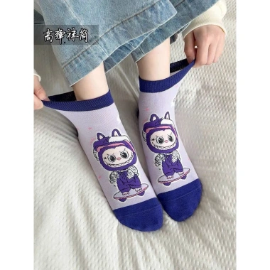 Sét Tất Cotton L.A.B.U.B.U 5 Đôi 12.000đ Bông Mềm Mại Thoáng Khử Mùi TA48 8