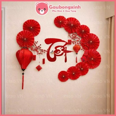 Set Tết Hội An Đèn Lồng Đỏ Vintage Sang Trọng, Trang Trí Năm Mới Thịnh Vượng 119k