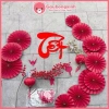 Set Tết Như Ý Mix Quạt Giấy Đỏ Sang Trọng - Trang Trí Tết Lotso Decor VN, Giá 119.000đ (Giảm từ 153.510đ) 5