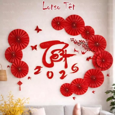 Set Tết Xuân Đến Én Về Mã Đáo Thành Công - Trang Trí Năm Mới Giá Ưu Đãi 119.000 VND