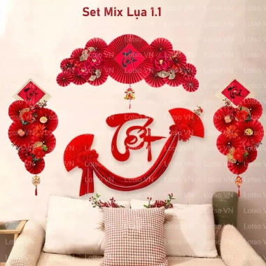 Set Tết Xuân Đến Én Về Mã Đáo Thành Công - Trang Trí Năm Mới Giá Ưu Đãi 119.000 VND
