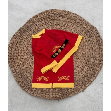 Set Thần Tài Đón Tết cho Bé – Túi Mũ, Túi Tiền Tông Đỏ, Phiên Bản Bắc Nam, Chỉ 300k 7