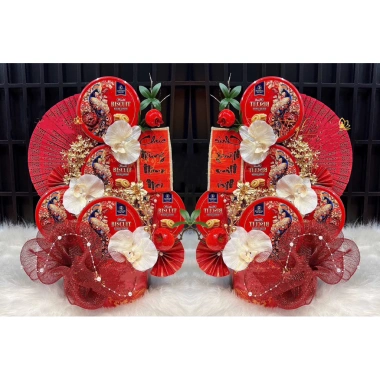Set tháp bánh decor Tết giá ưu đãi 30.000 VND - Trang trí bánh ngon, bắt mắt