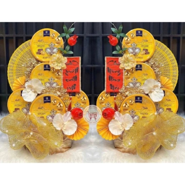 Set tháp bánh decor Tết giá ưu đãi 30.000 VND - Trang trí bánh ngon, bắt mắt