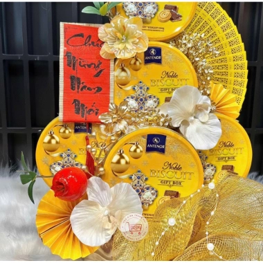 Set tháp bánh decor Tết giá ưu đãi 30.000 VND - Trang trí bánh ngon, bắt mắt