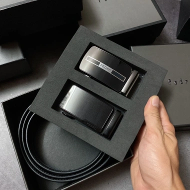 Set thắt lưng nam Pedro 2 mặt nịt siêu đẹp - Full box túi giấy, chỉ 420k