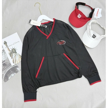 Set Thể Thao Nữ Pickleball Wils: Áo Lưới Dài Tay + Chân Váy Xếp Ly Cạp Dệt, Thoải Mái Golf Tennis 2